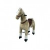 My Pony Jouet déquitation en peluche pour cheval - Cheval marron - Pour 3 à 6 ans