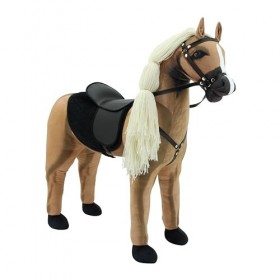 Haasenstrauch Sweety Toys 14330 Cheval debout en peluche pour léquitation Pas de montage nécessaire