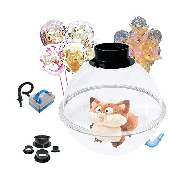 CHEMYO Machine à farcir Les Ballons, extenseur de Ballons pour Cadeau de la Saint-Valentin, Bouquet dours en Peluche Rose, d