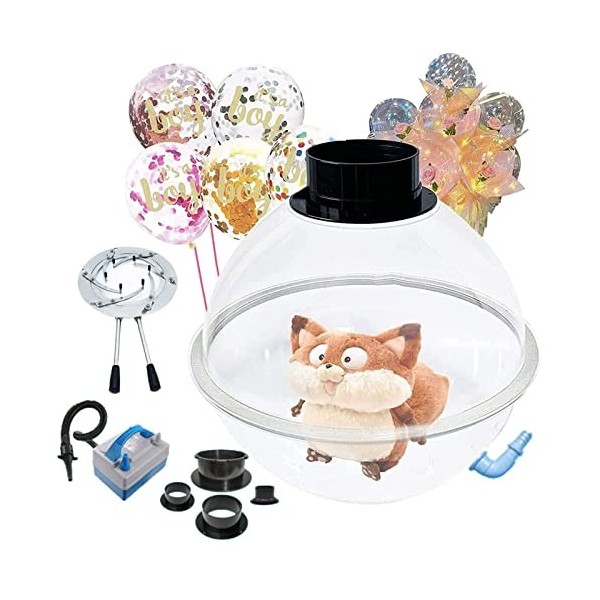 CHEMYO Machine à farcir Les Ballons, extenseur de Ballons pour Cadeau de la Saint-Valentin, Bouquet dours en Peluche Rose, d