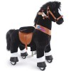 PonyCycle Authentique Cheval Monter sur des Jouets Trottinettes pour Enfants avec Frein et Son / 76 cm Hauteur/Taille 3 pour