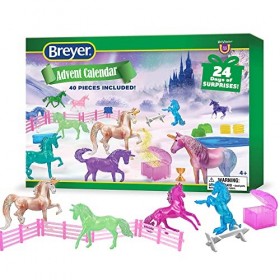 Breyer Horses Collection Holiday 2022 | Calendrier de lAvent des fêtes | Licorne magique | Modèle 700723