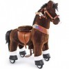 PonyCycle Authentique Cheval Monter sur des Jouets Trottinettes pour Enfants avec Frein et Son / 76cm Hauteur/Taille 3 pour 