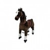 My Pony Jouet en peluche pour cheval - Marron foncé - Pour 3 à 6 ans