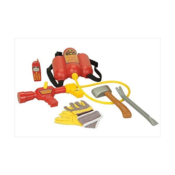 Theo Klein 8953 Set De Pompier Avec Casque Et Lce Incendie 6 Pces