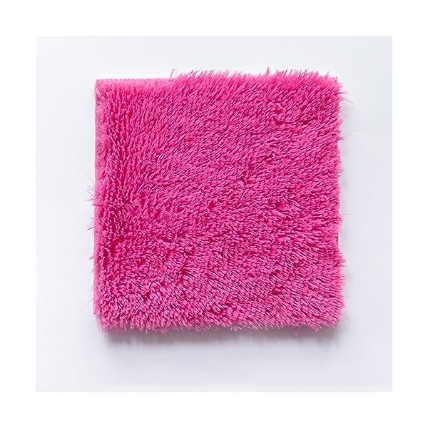 Carreaux De Moquette Carrés en Peluche Douce, Tapis Lavable, Tapis De Sol en Mousse Puzzle, Tapis De Jeu Antidérapant, 12x12x