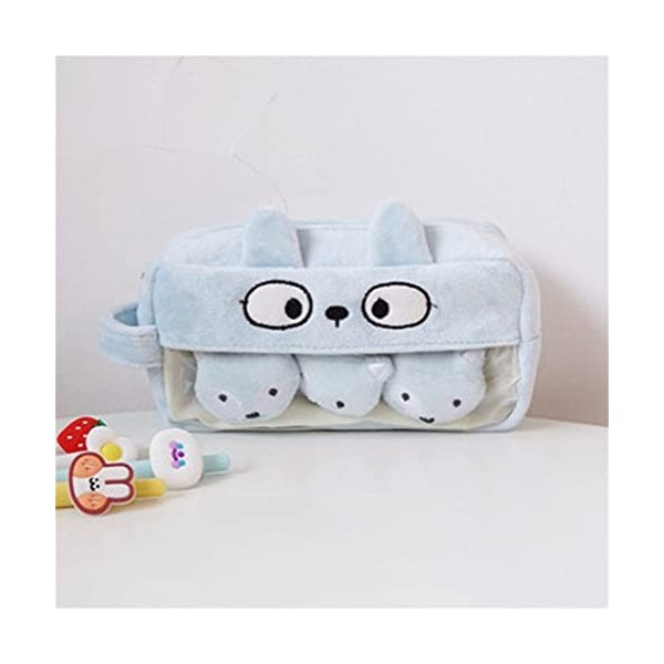 Peluche Mignon étui à Crayons Grande capacité étui à Crayons Stylo boîte Pochette étui Fournitures de Bureau Scolaire C, Tai