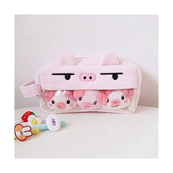 Peluche Mignon étui à Crayons Grande capacité étui à Crayons Stylo boîte Pochette étui Fournitures de Bureau Scolaire C, Tai