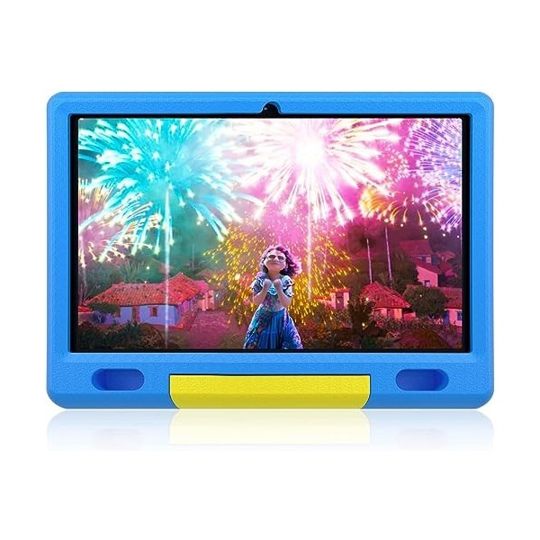 XCX Tablette Enfants 10 Pouces, 2GB+32GB Android 12 Tablette pour Enfants avec étui, APP Contrôle Parental, Double Caméra, Je