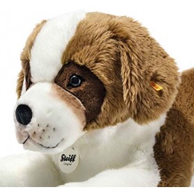 Steiff - Saint-Bernard Bernhard Peluche, 079627, Brun/Blanc