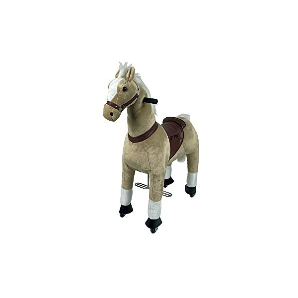 My Pony Jouet en peluche pour cheval - Marron clair - Pour 4 à 10 ans