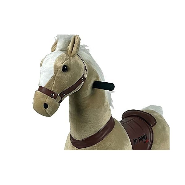 My Pony Jouet en peluche pour cheval - Marron clair - Pour 4 à 10 ans