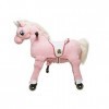 animal riding, Rose S Cheval déquitation Licorne Rosalie pour Enfants à partir de 3 Ans, Hauteur de Selle 56 cm, avec roule