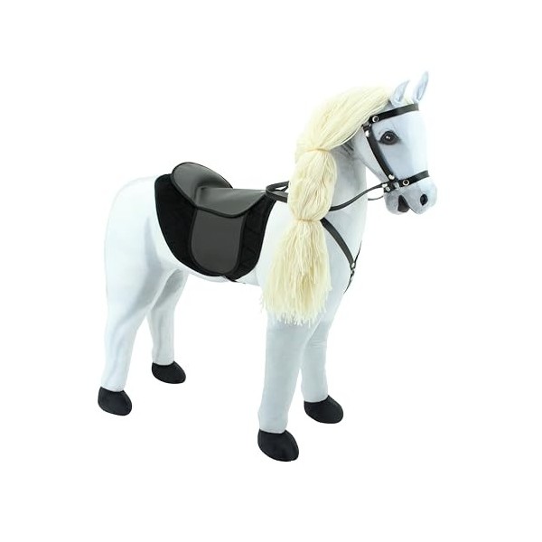 Haasenstrauch Sweety Toys 14347 Cheval debout en peluche pour léquitation Pas de montage nécessaire