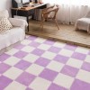 Tapis De Sol De Puzzle Doux en Peluche 12x12 Pouces, Tapis De Mousse Entre Verrouillage, Carreaux De Tapis De Sol, Tapis Hirs