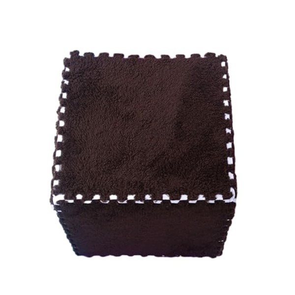 Tapis De Sol en Mousse Puzzle en Peluche Antidérapant, Dalles De Moquette Carrées Emboîtables, Tapis Moelleux, Tapis De Jeu, 