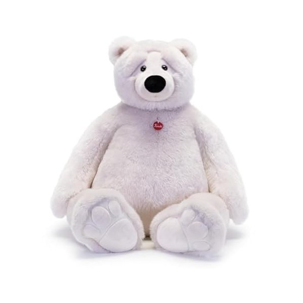 Trudi Ours Joel Ivoire Cadeau en Peluche pour Noël, Ours Polaire en Peluche | 75x55x115cm Taglia Maxi Jumbo | Teddy Bears, Ou