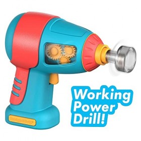 Seau de construction Design & Drill de Learning Resources, jouet STEM, 41&nbsp;pièces avec perceuse électrique en plastique, jouet
