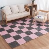 100 Pièces Tapis en Mousse en Peluche Imbriqués, Carreaux De Tapis Moelleux, Tapis, Carreaux De Sol Puzzle Tapis De Jeu Doux,