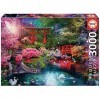 Educa - Entrez dans ce Magnifique Jardin avec 3000 pièces pour Adultes | Jardin Japonais | Mesure:120 x 85 cm | Comprend Un S