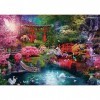 Educa - Entrez dans ce Magnifique Jardin avec 3000 pièces pour Adultes | Jardin Japonais | Mesure:120 x 85 cm | Comprend Un S