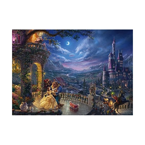 Schmidt , Thomas Kinkade: Disney Beauty and the Beast Puzzle -1000pc , Puzzle , Ages 12+ , 1 Players