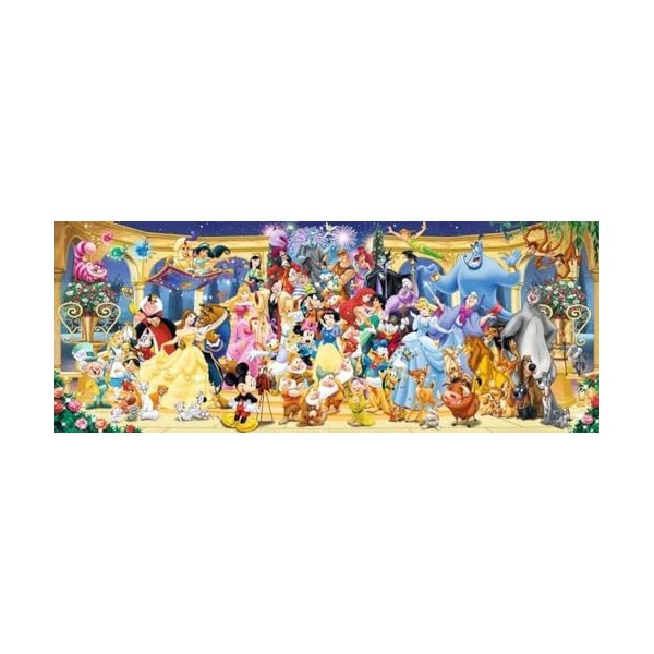 Ravensburger - Puzzle Adulte - Puzzle 1000 p - Photo de groupe Disney Panorama - 15109