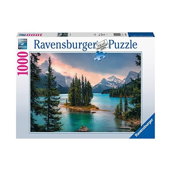 Ravensburger - Puzzle 1000 pièces - Canada, Maligne Lake - Adultes et enfants dès 14 ans - Puzzle de qualité supérieure - 804