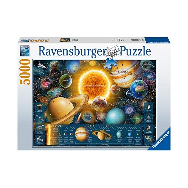 Ravensburger - Puzzle Adulte - Puzzle 5000 p - Système solaire - 16720