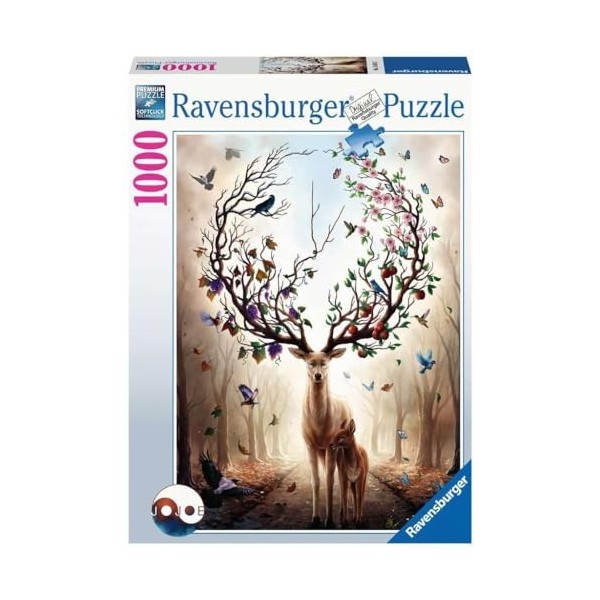 Ravensburger - Puzzle Adulte - Puzzle 1000 p - Cerf fantastique - 15018