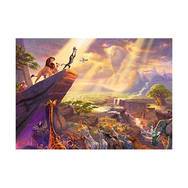 Schmidt 59673 Spiele + Thomas_Kinkade: Disney_The_Lion_King + Jigsaw_Puzzle + 1000_Pieces