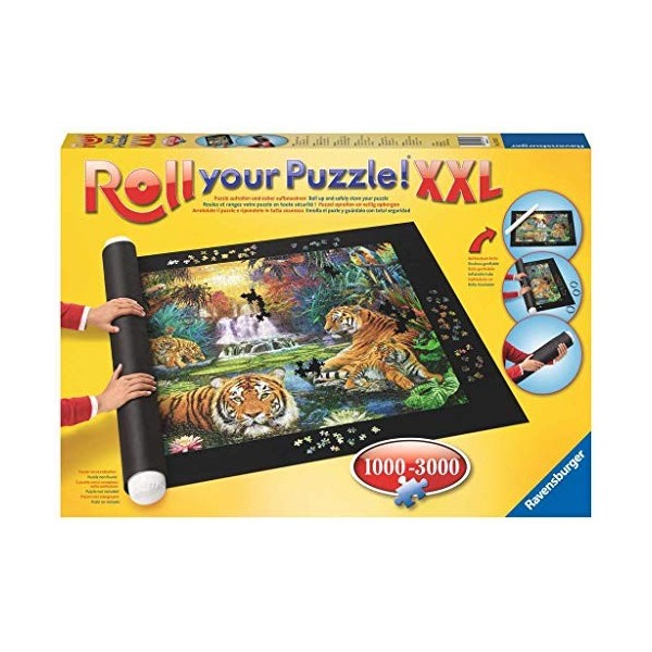 Ravensburger Roll your Puzzle XXL - tapis de puzzle pour puzzles de 3 000  pièces maximum, bloc-puzzle à rouler, accessoires p