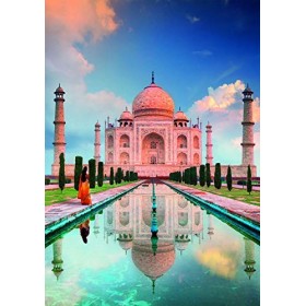 Clementoni Taj Mahal-1500 pièces-Puzzle Adulte-fabriqué en Italie, 31818, No Color
