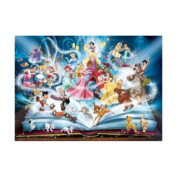 Ravensburger - Puzzle Adulte - Puzzle 1500 p - Le livre magique des contes Disney - 16318