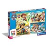 Clementoni Paw Patrol PatPatrouille-3x48 Enfant-boîte de 3 Puzzles 48 pièces -fabriqué en Italie, 4 Ans et Plus, 25262, No