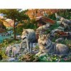 Ravensburger - Puzzle Adulte - Puzzle 1500 p - Loups au printemps - 16598