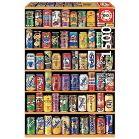 Educa - Déjeuner à New York, Puzzle de 1500 pièces. Dimensions Une Fois assemblé : 85 x 60 cm, Comprend la Colle Fix Puzzle p