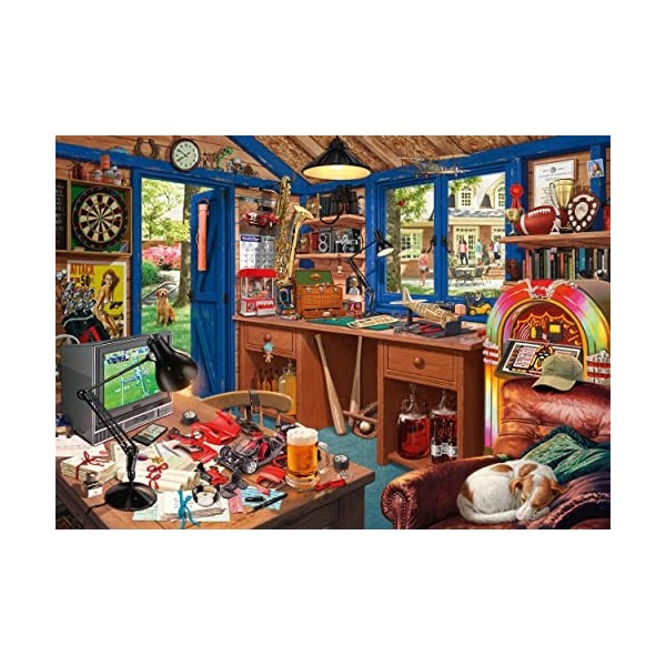Schmidt Spiele 59977 Secret, Atelier du Père, Puzzle de 1000 pièces, Multicolore