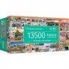 Trefl Prime - Puzzle UFT: The Journey of Thousand Miles - 13500 Pièces, Grand Puzzle, BIO, Collage, Puzzle de Voyage, Diverti