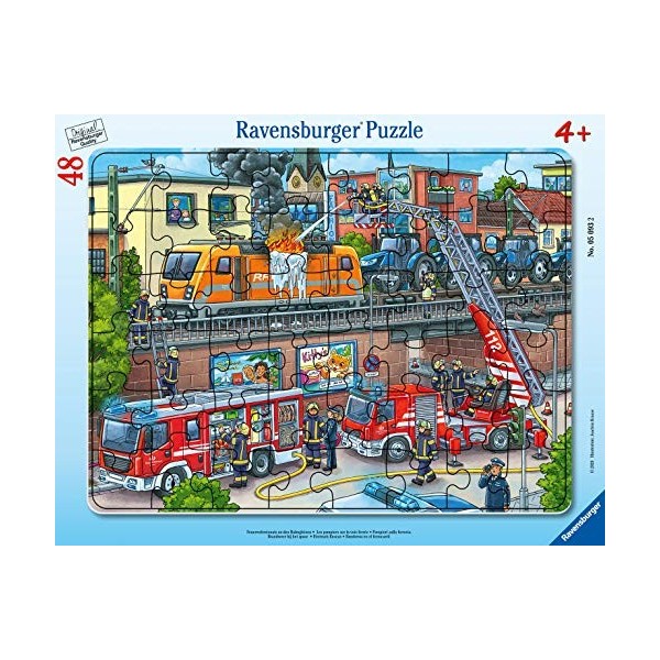 Ravensburger - Puzzle Enfant - Puzzle cadre 30-48 pièces - Les pomp