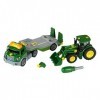 Theo Klein 3908 Transporteur Avec Tracteur John deere I Tournevis I Dimensions : 36 cm X 1050 cm X 17 cm I Jouet pour Enfants