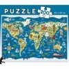 Educa - Puzzle de 200 pièces pour Enfants | Mapamundi. Composé de 200 Grandes pièces Parfaitement finies | Mesure: 40 x 28 cm