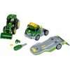 Theo Klein 3908 Transporteur Avec Tracteur John deere I Tournevis I Dimensions : 36 cm X 1050 cm X 17 cm I Jouet pour Enfants