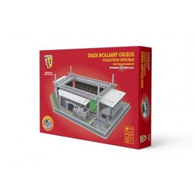 MEGABLEU- Stade 3D Bollaert Rc Lens Puzzle, 678297, Gris/Rouge/Jaune, 31Lx22,8l