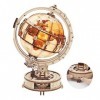 Robotime Puzzle 3D Bois Globe Lumineux pour Adultes Maquette en Bois a Construire Mécanique Modele pour Festival