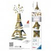 Ravensburger - Puzzle 3D Building - Tour Eiffel - A partir de 10 ans - 216 pièces numérotées à assembler sans colle - Accesso