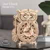 ROKR Owl Clock Maquette Bois | Puzzle 3D Bois | Construction Bois Adulte