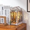 RoWood DIY Book Nook Kit - Maison de Jardin | Puzzle 3D Serre Livres en Bois | Booknook Miniature | Jeux pour Adultes à Const