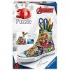 Ravensburger - Puzzle 3D Sneaker - Marvel Avengers - Pot à crayons - A partir de 8 ans - 108 pièces numérotées à assembler sa