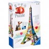 Ravensburger - Puzzle 3D Building - Tour Eiffel Love Edition - A partir de 10 ans - 216 pièces numérotées à assembler sans co